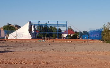 Początek budowy Klubu Miedzeszyn 2018r.